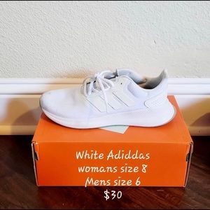 white adidas